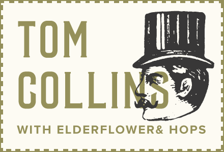 Tom Collins with Elderflower & Hops