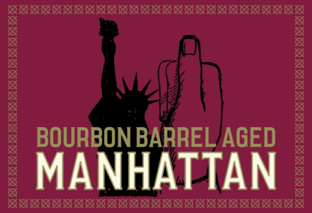 Bourbon Barrel Aged Manhattan